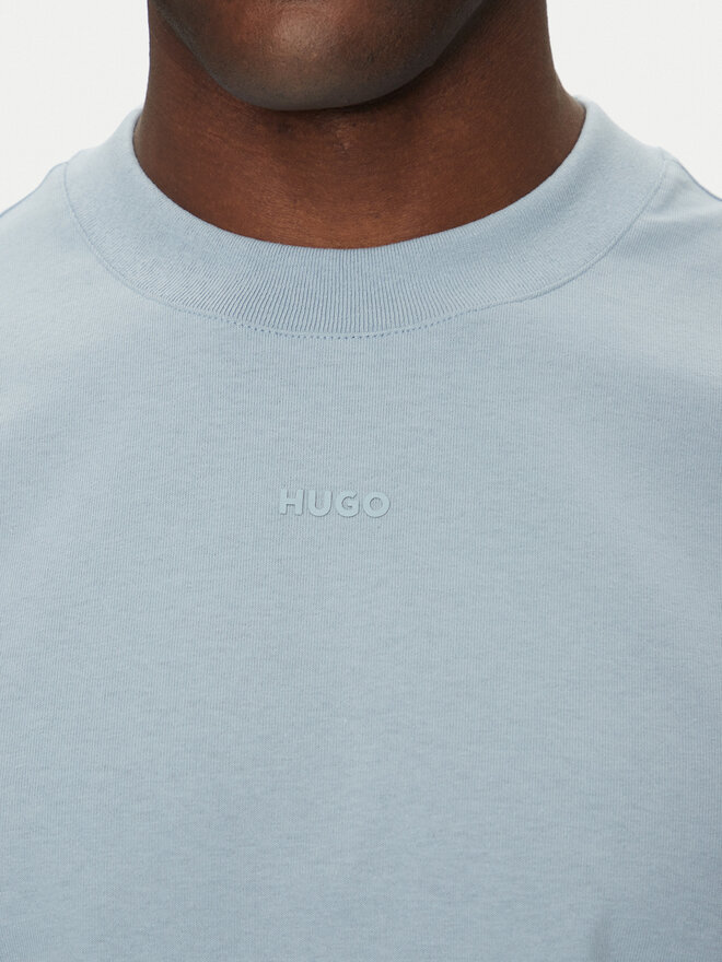 HUGO HUGO Футболка Dapolino 50488330 Блакитний Relaxed Fit
