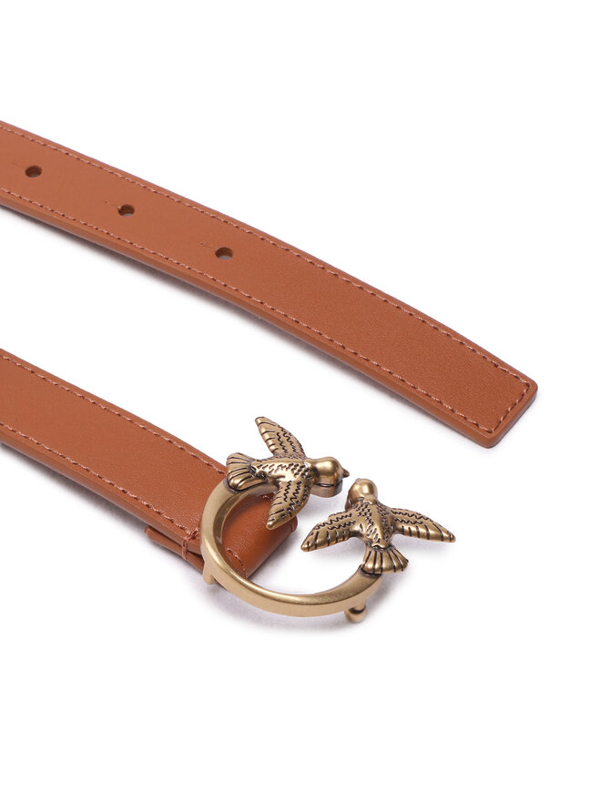 PINKO Dámský pásek Pinko Love Berry H2 Belt PE 23 PLT01 100143 A0F1 Hnědá