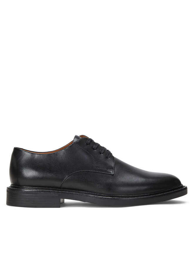 Polo Ralph Lauren Pantofi Polo Ralph Lauren Asher Derby Ds Dby 803945279002 Negru