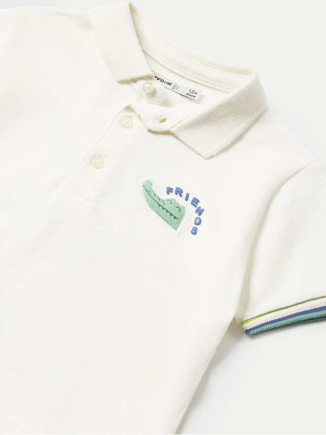 Mayoral Mayoral Polo 1106 Λευκό Regular Fit