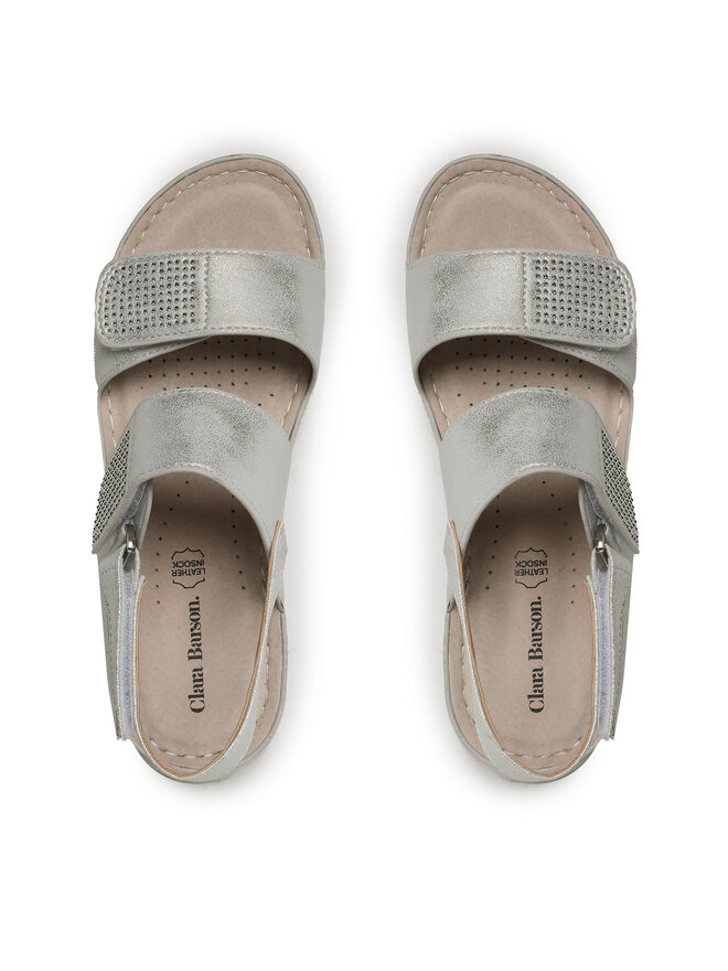 Clara Barson Sandalen Clara Barson WS040801-01 Silberfarben