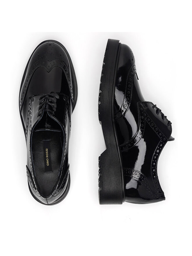GINO ROSSI Oxford Schuhe Gino Rossi BELLA-124-25900W Schwarz
