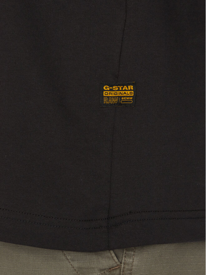 G-Star Raw G-Star Raw Camiseta Floock G-Script D25148-C784 Negro Regular Fit