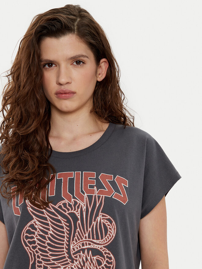 JJXX JJXX T-Shirt Wilma 12274694 Γκρι Boxy Fit