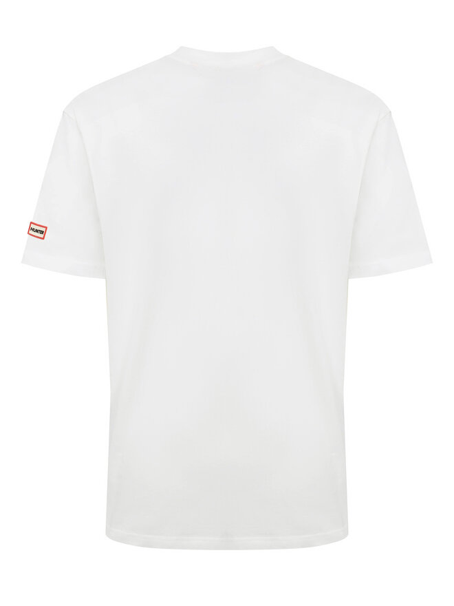 Hunter Hunter Póló Abele UNISEX HARU0007251 Fehér Regular Fit