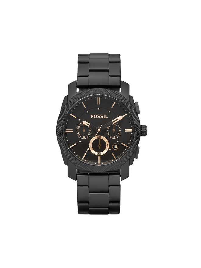 Fossil Ρολόι Fossil Machine FS4682 Μαύρο