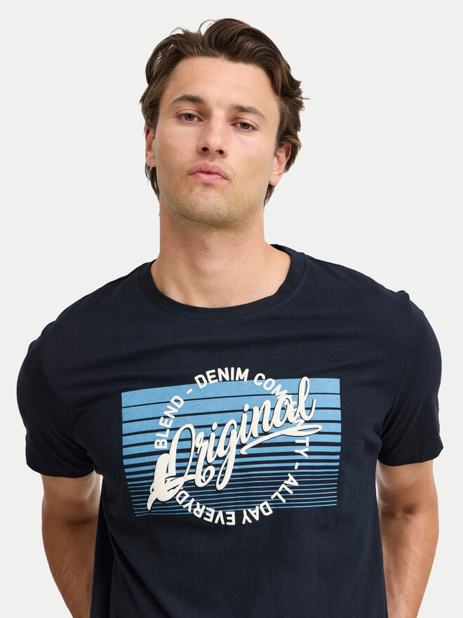 Blend Blend T-Shirt 20717959 Μαύρο Regular Fit