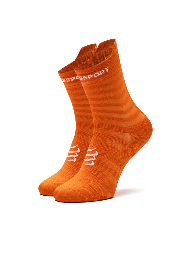 Compressport Skarpety wysokie unisex Compressport Pro Racing Socks V4.0 Ultralight Run High XU00050B Czerwony