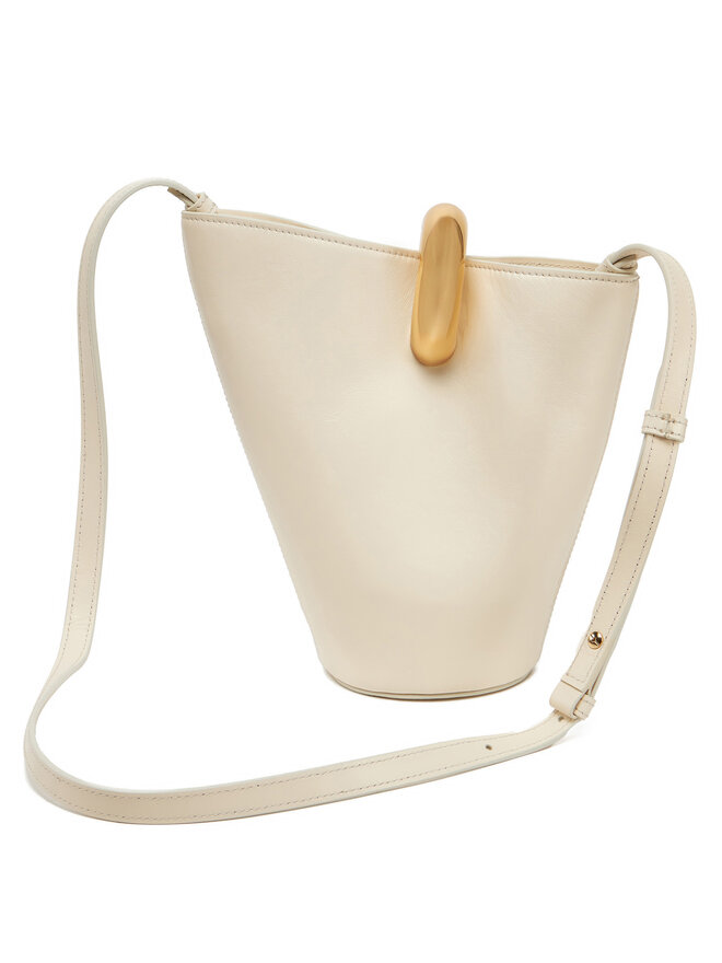 JACQUEMUS Geantă JACQUEMUS Le Petit Bambol 24H243BA389-3173 Écru