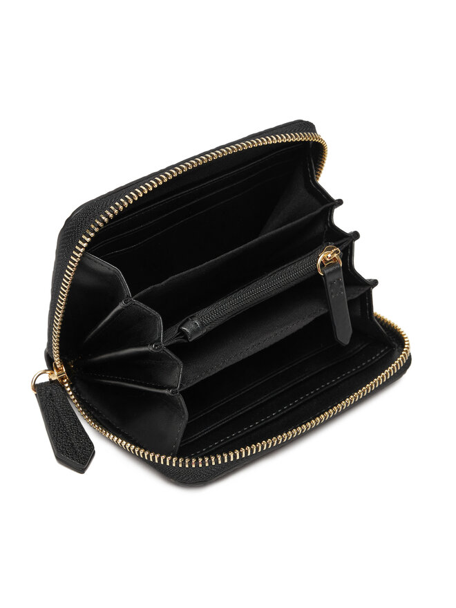 Valentino Малък дамски портфейл Valentino Samba Re VPS8ZG137 Черен