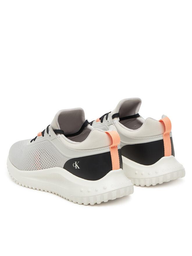 Calvin Klein Jeans Сникърси Calvin Klein Jeans Eva Runner Sock Mg Tech YW0YW01855 Сив