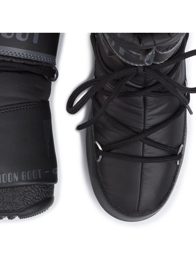 Moon Boot Sniega zābaki Moon Boot Mid Nylon Wp 24009200001 Melns