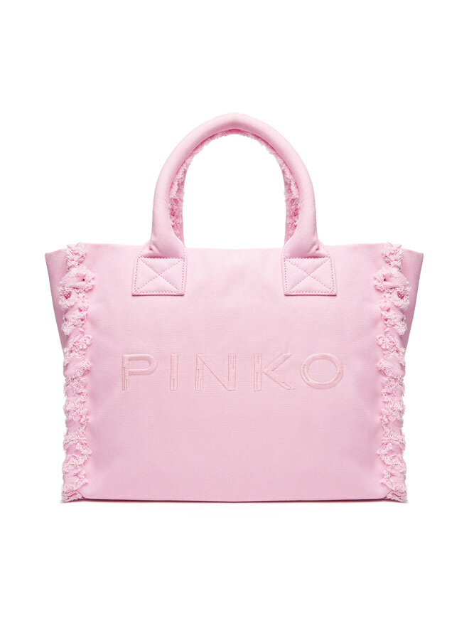 PINKO Kabelka PINKO Beach Shopping PE 25 PLTT 100782 A1WQ Růžová