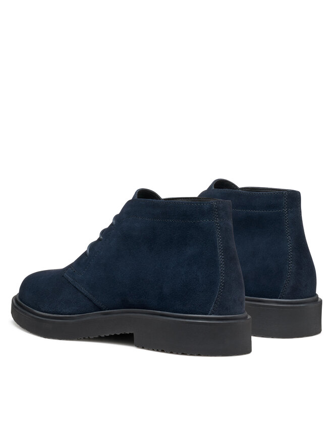 Geox Schnürschuhe Geox U Massimiano U46H9A 00022 C4064 Dunkelblau