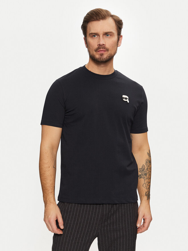 KARL LAGERFELD KARL LAGERFELD T-Shirt 755710 551224 Dunkelblau Regular Fit