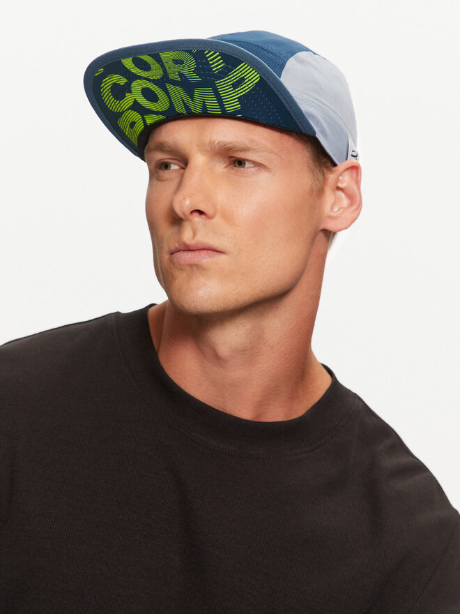 Compressport Шапка с козирка Compressport 5 Panel Light Cap CU00097B Син