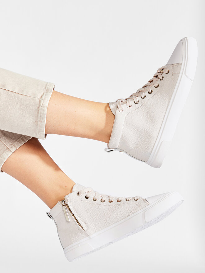Calvin Klein Plátěnky Calvin Klein Vulc High Top-Mn Jq HW0HW01045 Béžová