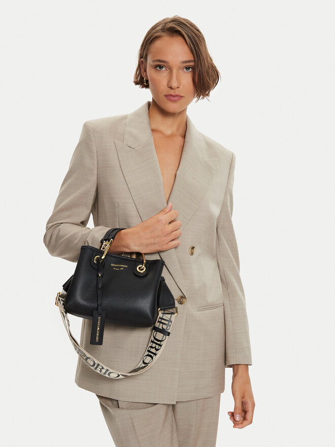Emporio Armani Ročna torba Emporio Armani EW000382 AF12103 MC032 Črna