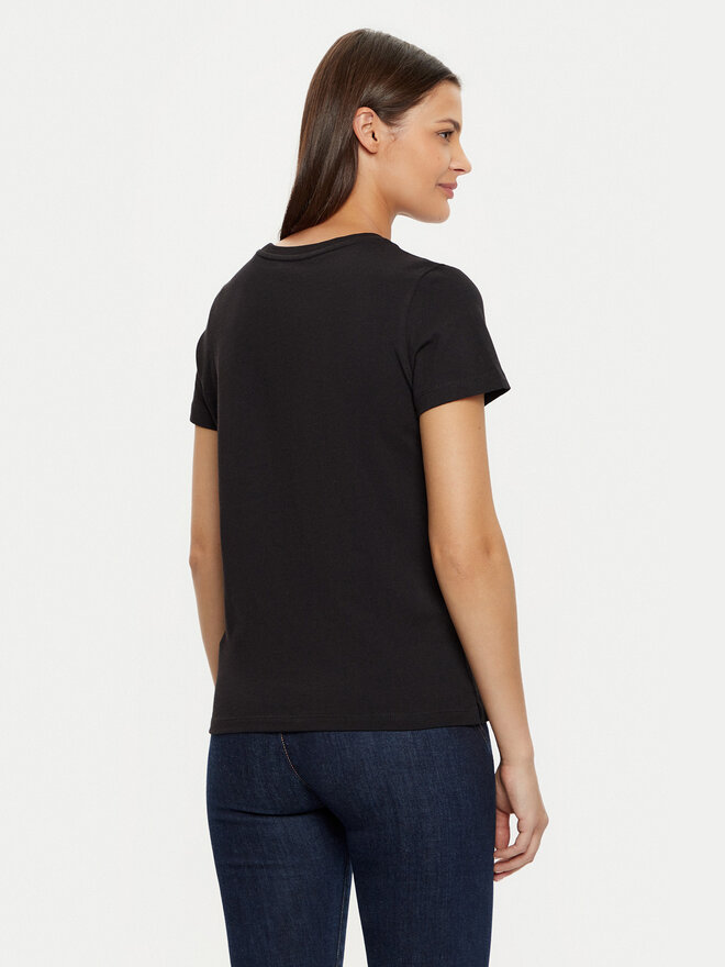 Guess Guess Marškinėliai W5RI19 I3Z14 Juoda Regular Fit