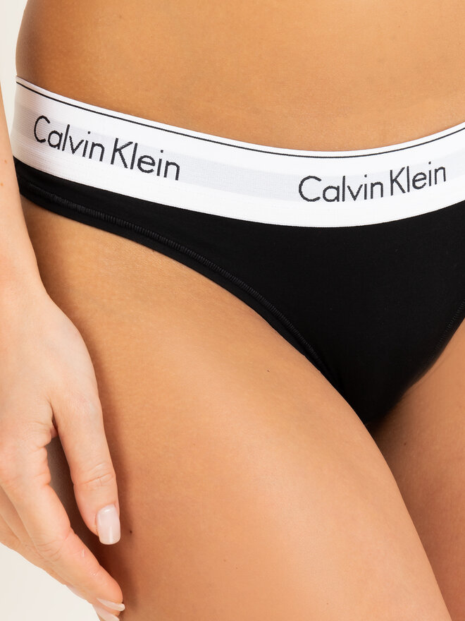 Calvin Klein Underwear Calvin Klein Underwear Στρίνγκ 0000F3786E Μαύρο