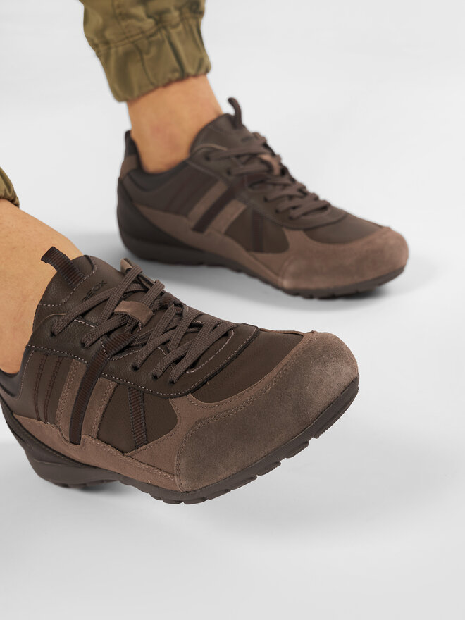 Sneakers Geox U Ravex A U043FA 000ME C1556 Braun | eschuhe.de