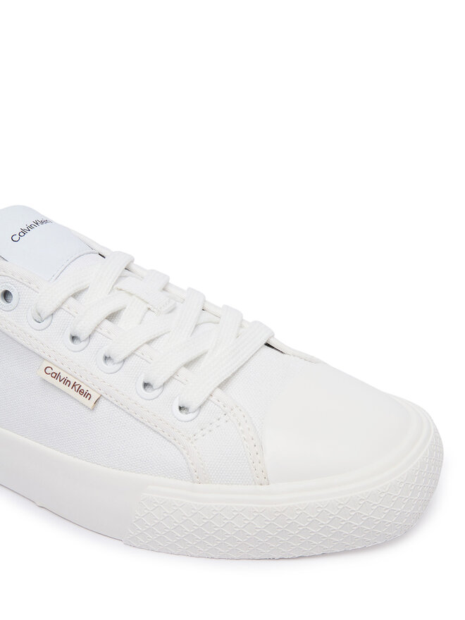 Calvin Klein Sneakers aus Stoff Calvin Klein Vulc HW0HW02975 Weiß