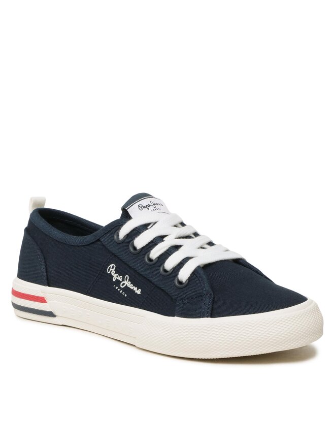 Pepe Jeans Tenisówki Pepe Jeans Brady Basic Boy PBS30549 Granatowy