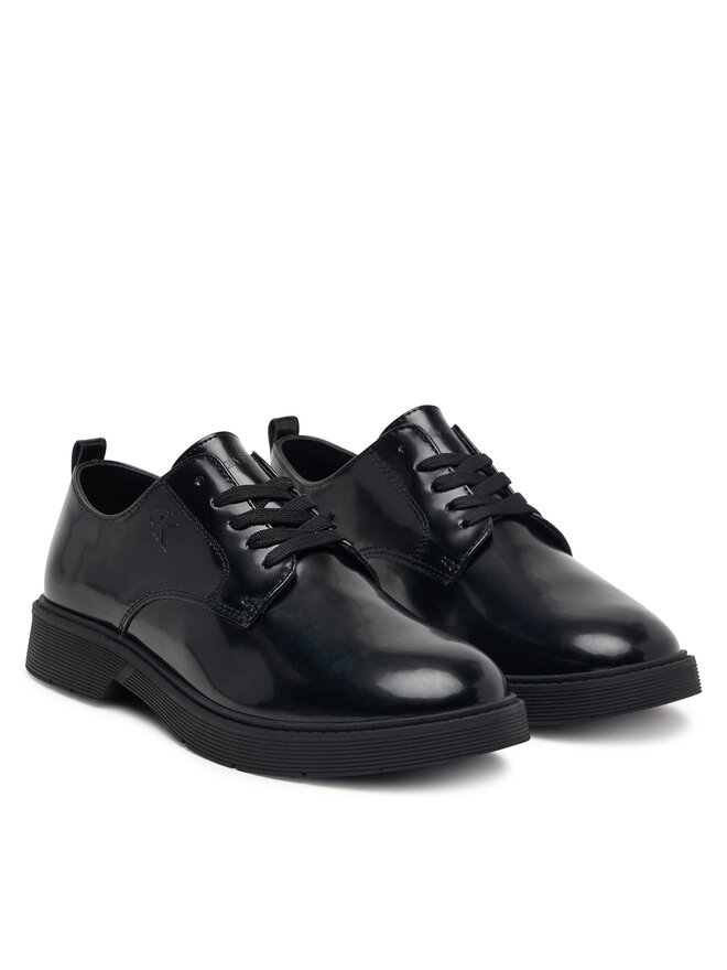 Calvin Klein Halbschuhe Calvin Klein Low Cut Lace-Up Shoe V3X4-83494-1453 D Schwarz