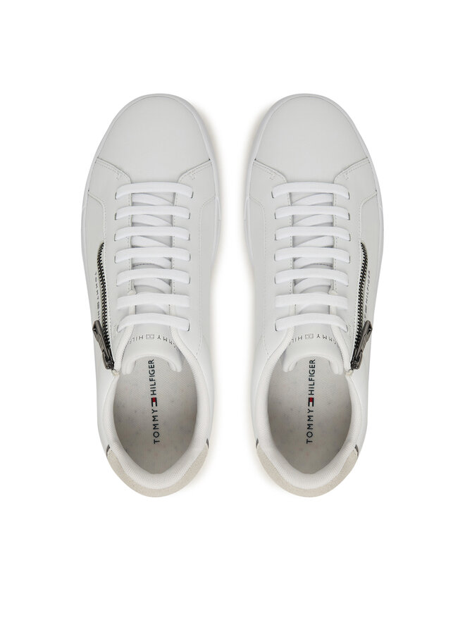 Tommy Hilfiger Sneakers Tommy Hilfiger Th Court Zip FM0FM05730 Weiß