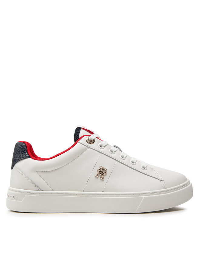 Tommy Hilfiger Sportcipők Tommy Hilfiger Essential Elevated Court Sneaker FW0FW07685 Ekru