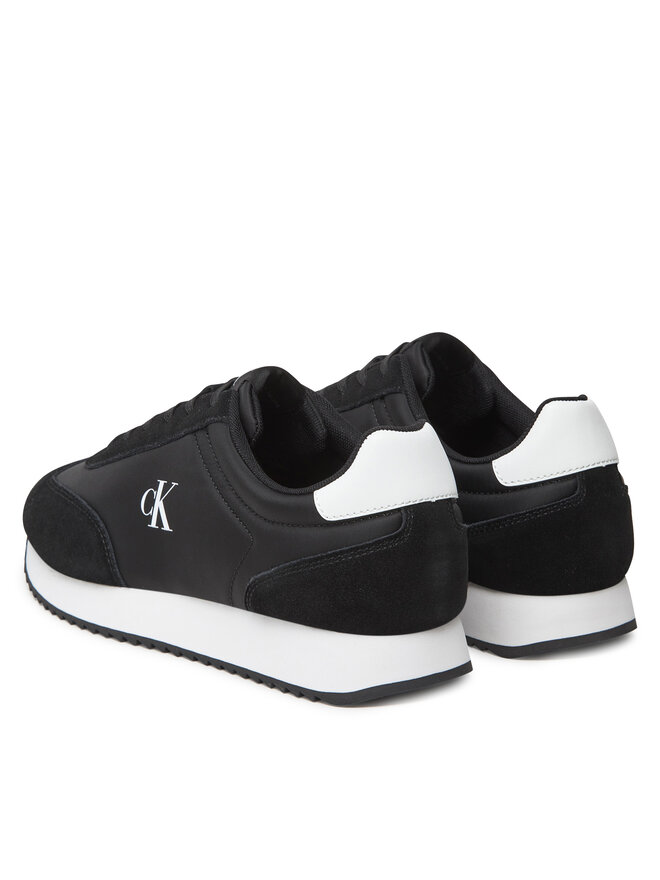Calvin Klein Jeans Сникърси Calvin Klein Jeans Retro Runner Lace Up Ny-Su YM0YM01325 Черен