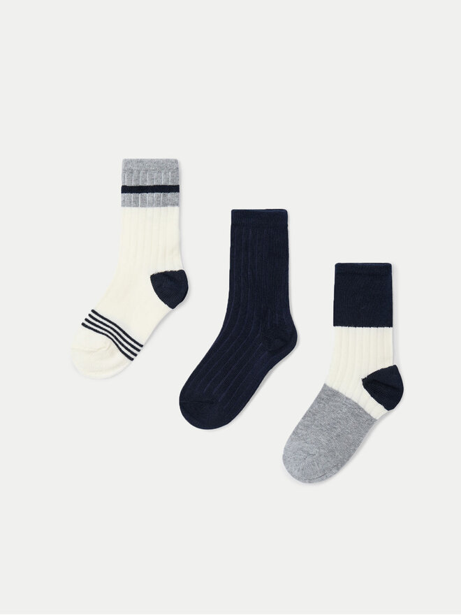 Mayoral 3er-Set hohe Kindersocken Mayoral 10805 Dunkelblau