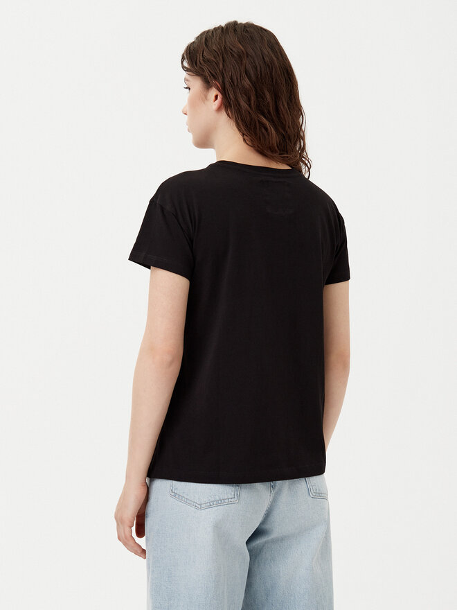 Armani Exchange Armani Exchange Футболка 8NYTCX YJG3Z 1200 Чорний Regular Fit