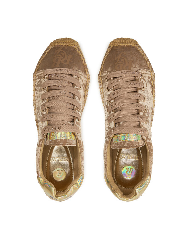 Replay espadrilles gold discount