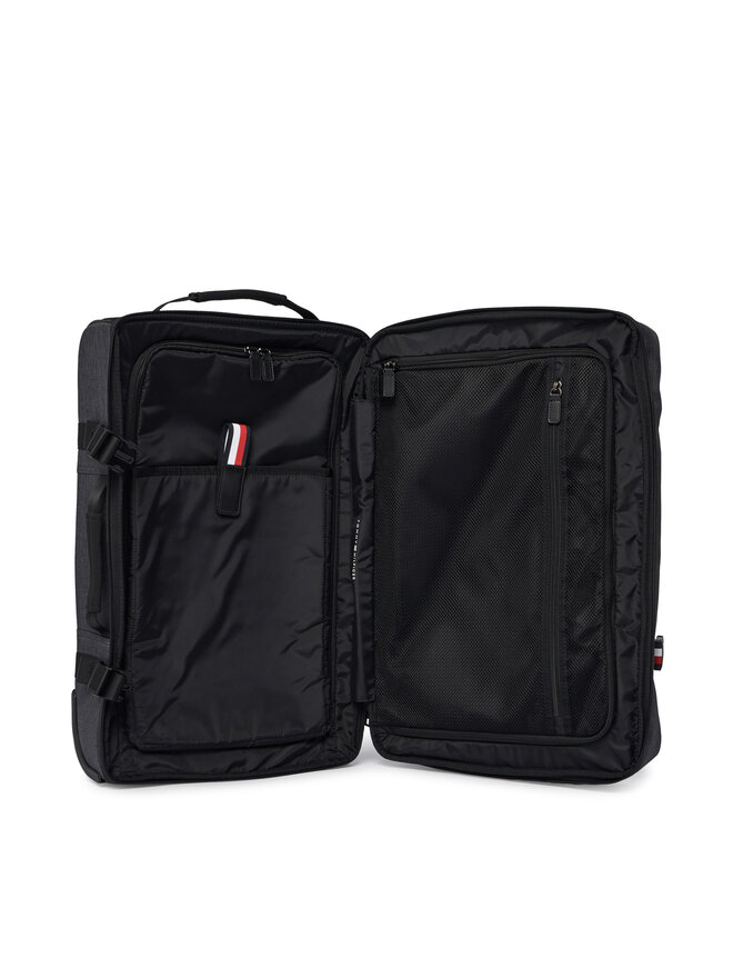 Tommy Hilfiger Салонна валіза Tommy Hilfiger Th Nylon Travel Soft AM0AM13554 Сірий