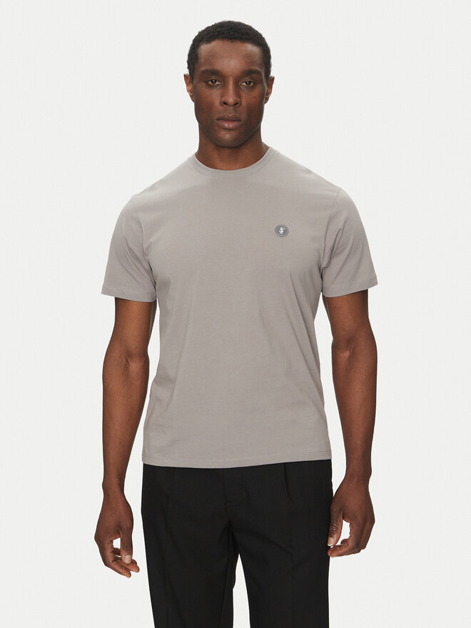 Save The Duck Save The Duck Camiseta DT1194M BESY20 Gris Regular Fit