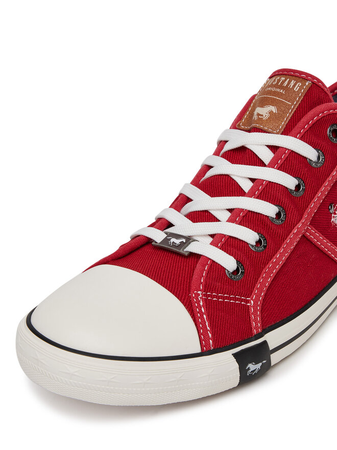 Mustang Sneakers aus Stoff Mustang 4058-310 Rot