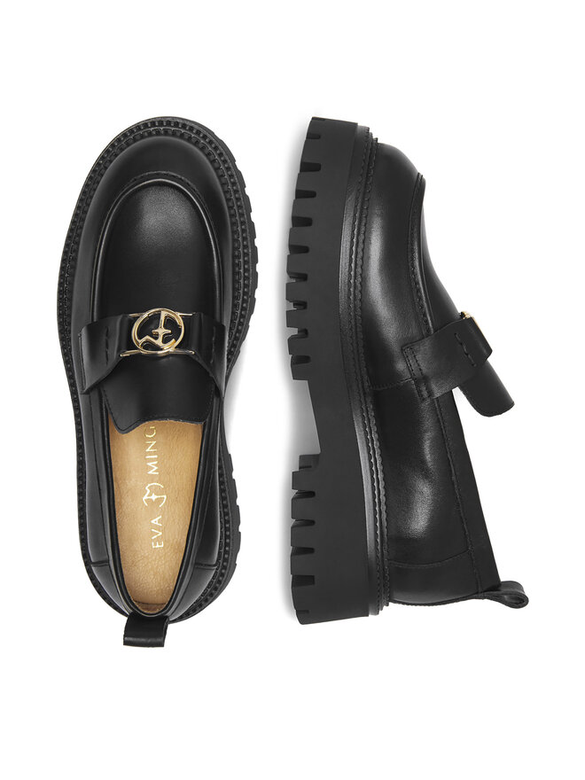 Eva Minge Loaferice Eva Minge SARAH-8049 Crna