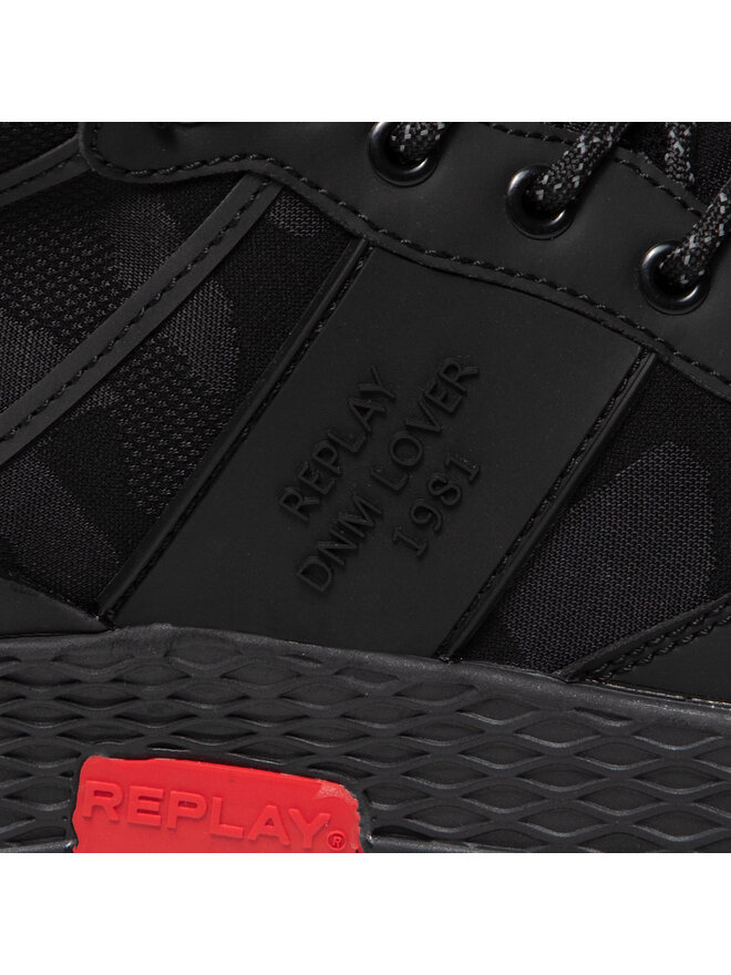 REPLAY Sneakers Replay Blackford GMS2B .001.C0022T Schwarz