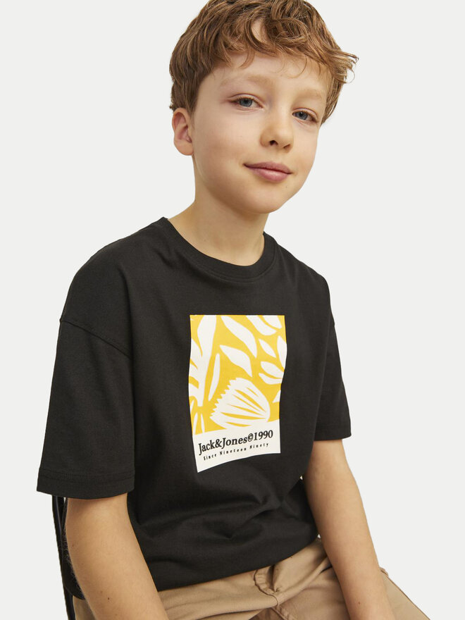 Jack&Jones Junior Jack&Jones Junior T-Shirt Jormarbella 12257641 Μαύρο Loose Fit