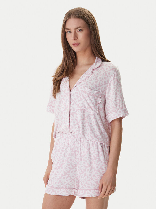 DKNY DKNY Піжама YI50058 Рожевий Regular Fit