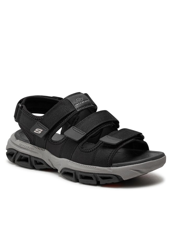 Skechers Sandały Skechers Atlan-Bodie 210444/BLK Czarny