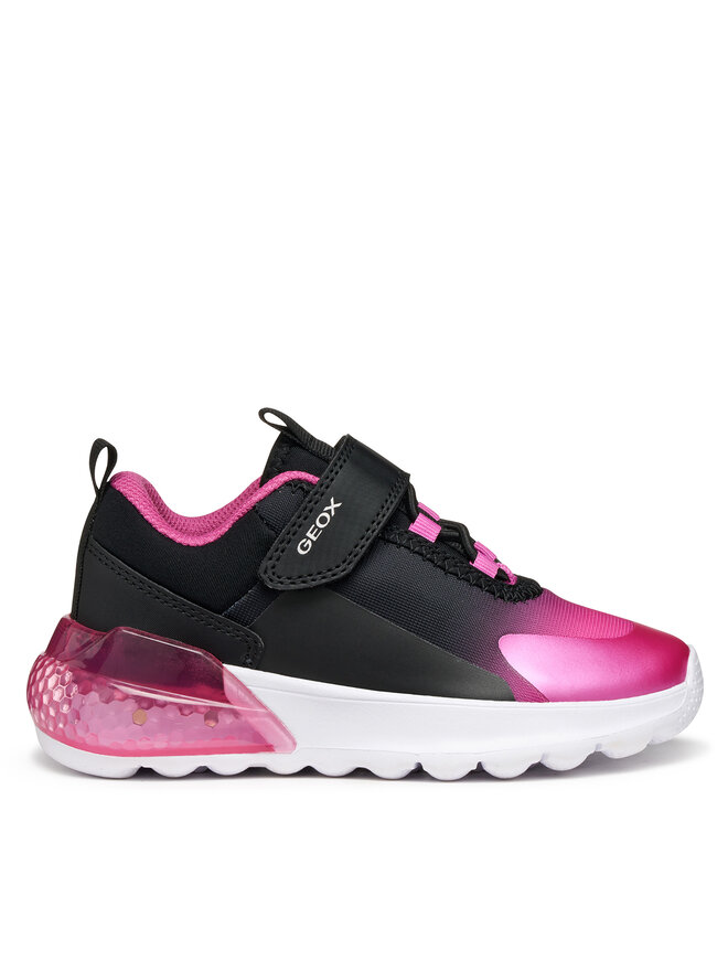 Geox Snīkeri Geox J Activart Illuminus J56LZA 02A9J C0922 S Melns