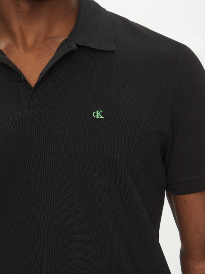 Calvin Klein Jeans Calvin Klein Jeans Поло LV040EM269 Чорний Regular Fit