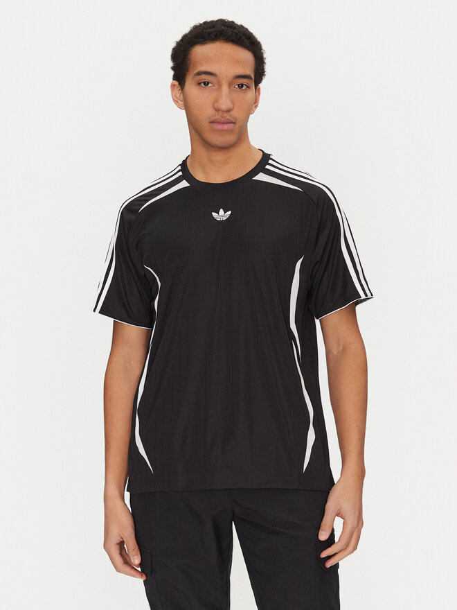 adidas adidas Marškinėliai adicolor Teamgeist JC6229 Juoda Loose Fit