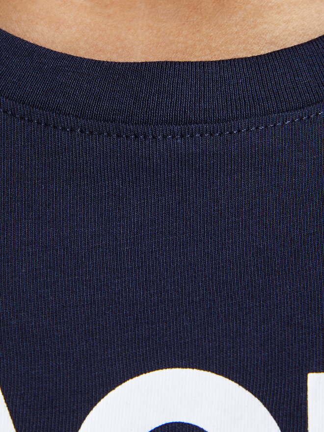 Jack&Jones Junior Jack&Jones Junior Póló Corp Logo 12152730 Sötétkék Regular Fit