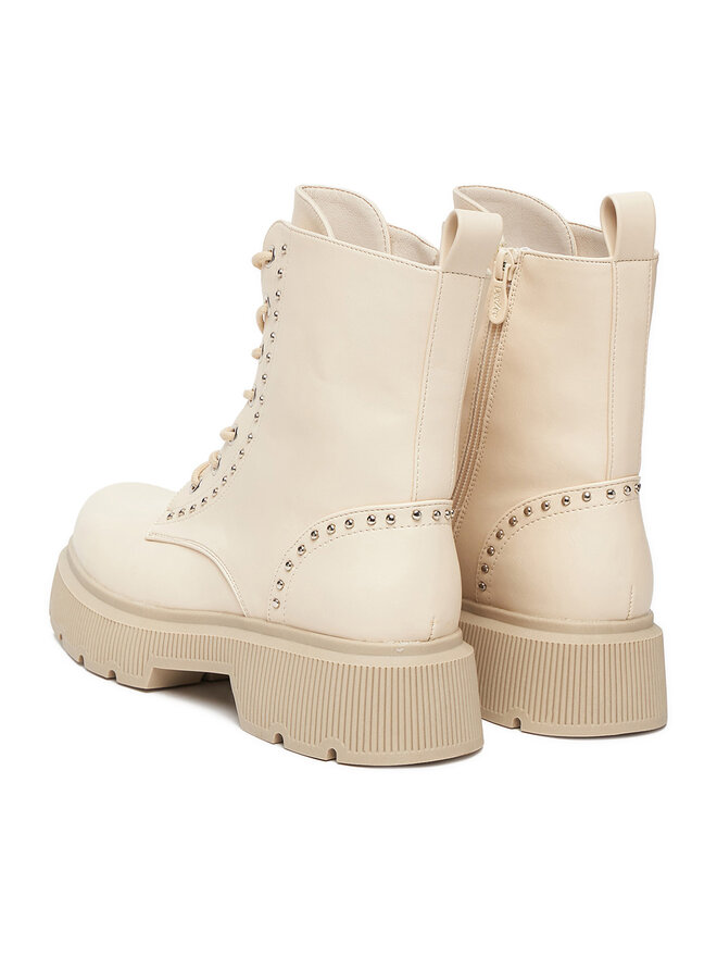 DeeZee Botines planos DeeZee HX24026-1 Écru