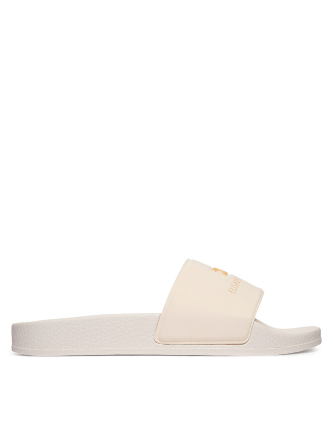 Elisabetta Franchi Pantoletten Elisabetta Franchi F4A0-E0607-1745698-M Écru