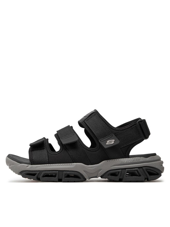 Skechers Sandały Skechers Atlan-Bodie 210444/BLK Czarny