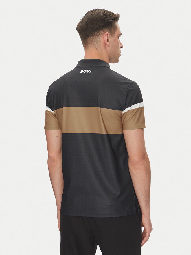 BOSS BOSS Poloshirt Paddy The Open 25 50548813 Schwarz Regular Fit